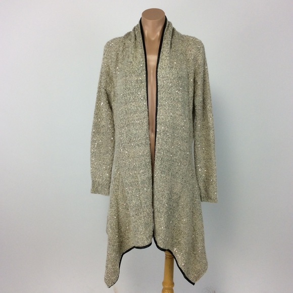john fashion Sweaters - Beautiful Angle Cardigan with hint of gold sequins